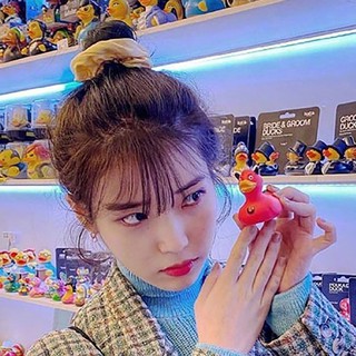 Chun buộc tóc nhatstore, scrunchies lụa satin