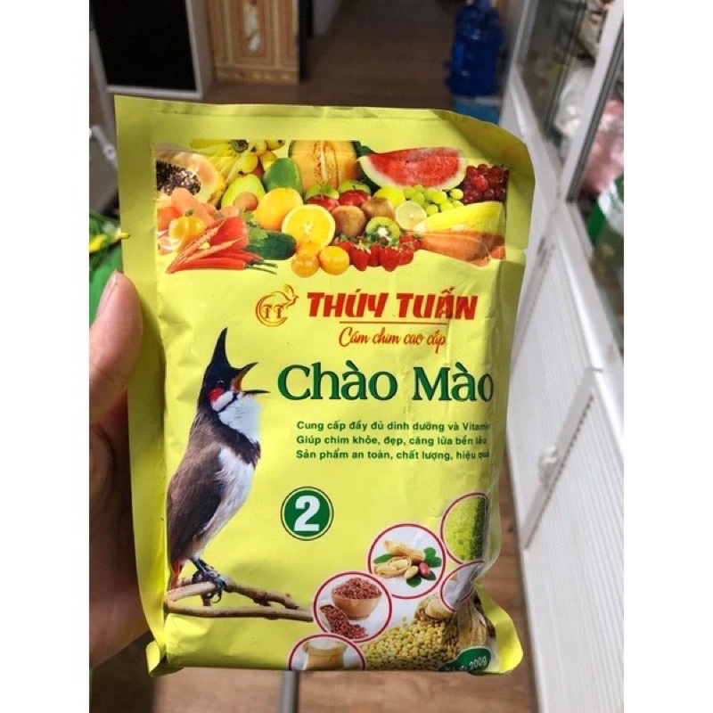 Cám chim chào mào Thúy Tuấn số 2 cao cấp 200 gram - Cám chào mào Thúy Tuấn cao cấp số 2