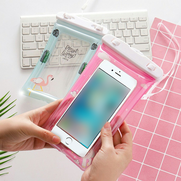Túi đựng điện thoại chống nước có phao và dây đeo tiện lợi đi du lịch biển, đi bơi,... - Mariocase
