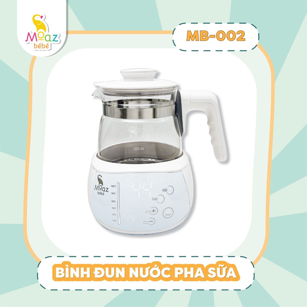 BÌNH ĐUN NƯỚC THÔNG MINH KHỬ CLO MOAZ BEBE MB-002