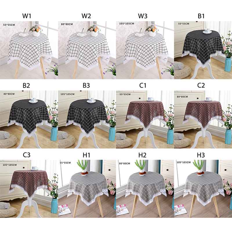 Khăn trải bàn vải lanh cotton sang trọng đẹp mắt