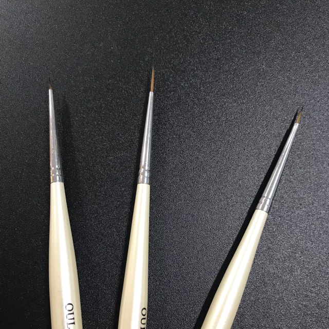 Bộ 3 bút vẽ cọ râu