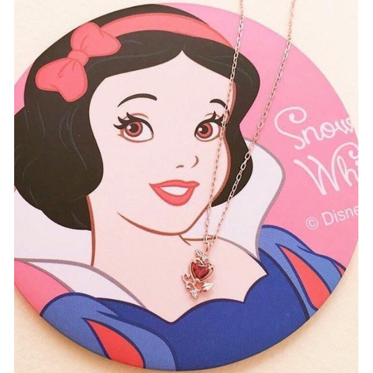 Dây chuyền Disney Snow White mạ vàng