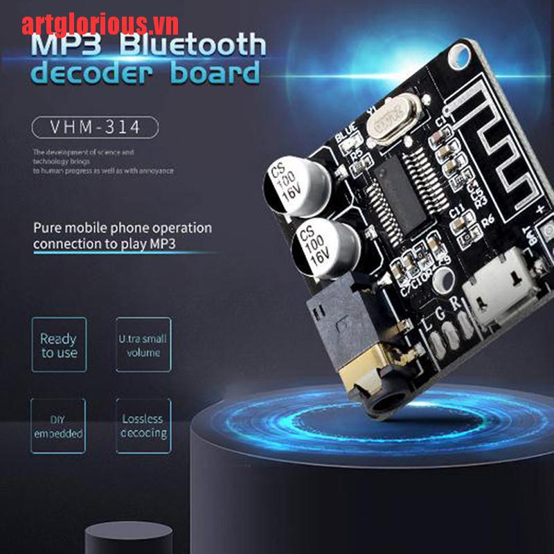 【artglorious】Bluetooth Audio Receiver board Bluetooth 5.0 mp3 lossless decoder