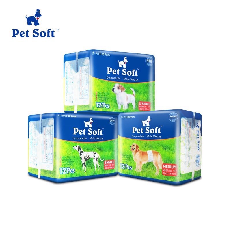 Bỉm cho chó đực Pet Soft - ZIPPOPET SHOP