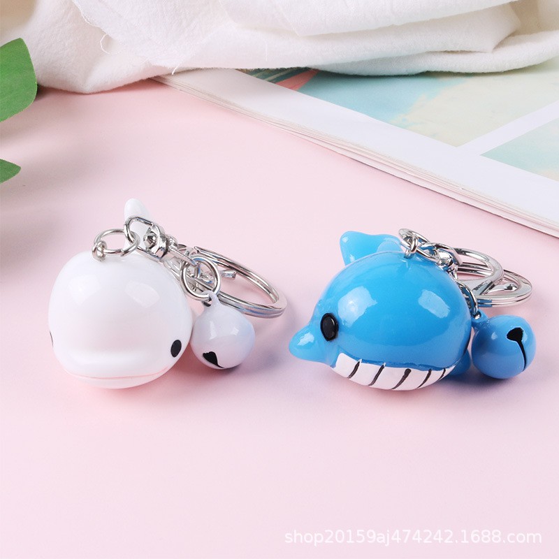 WHALE HANDMADE WHALE WHALE Móc Khóa Cá Voi Xanh Dễ Thương