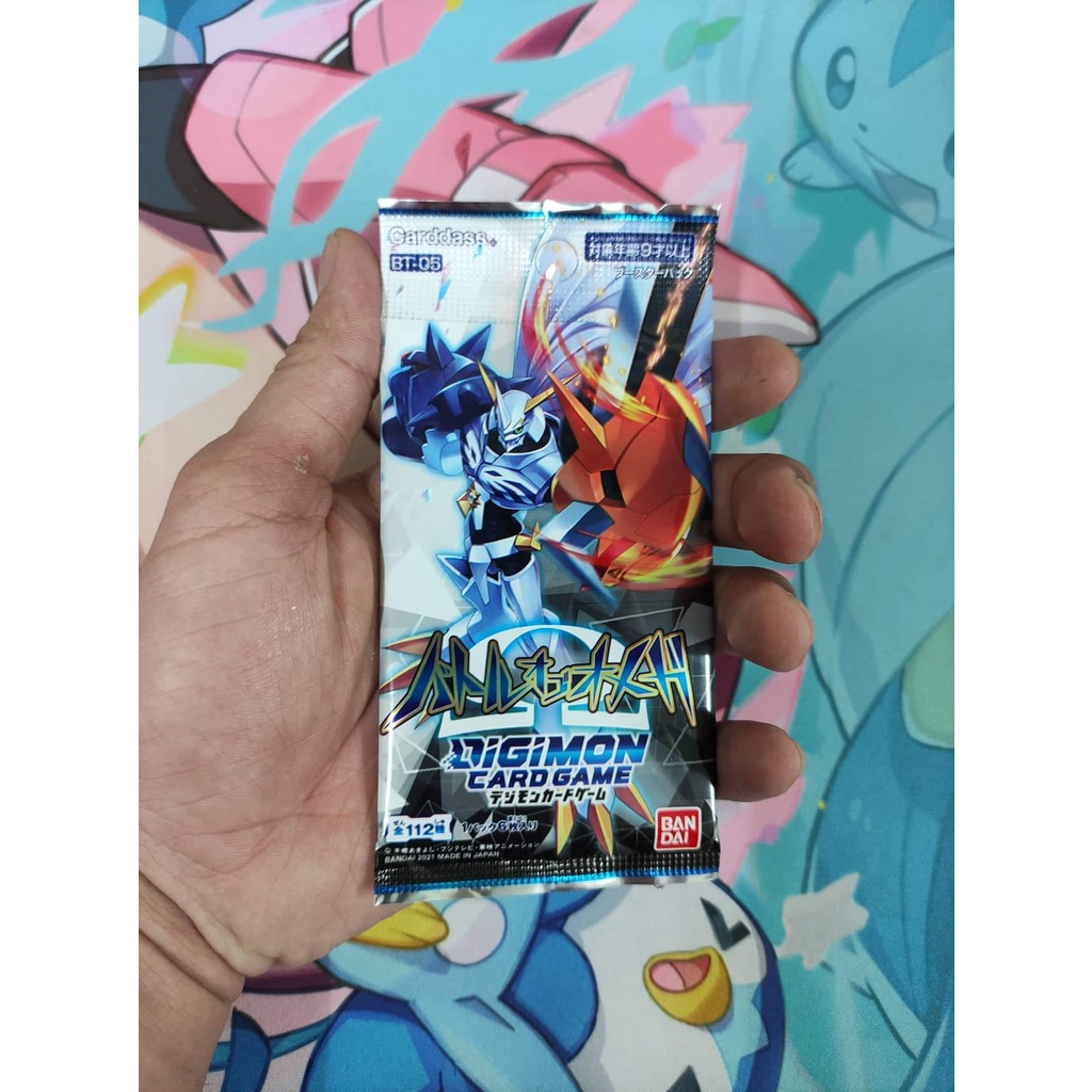 Túi Thẻ bài Digmon Pack BT-05 Booster Battle Of Omega phiên bản Nhật