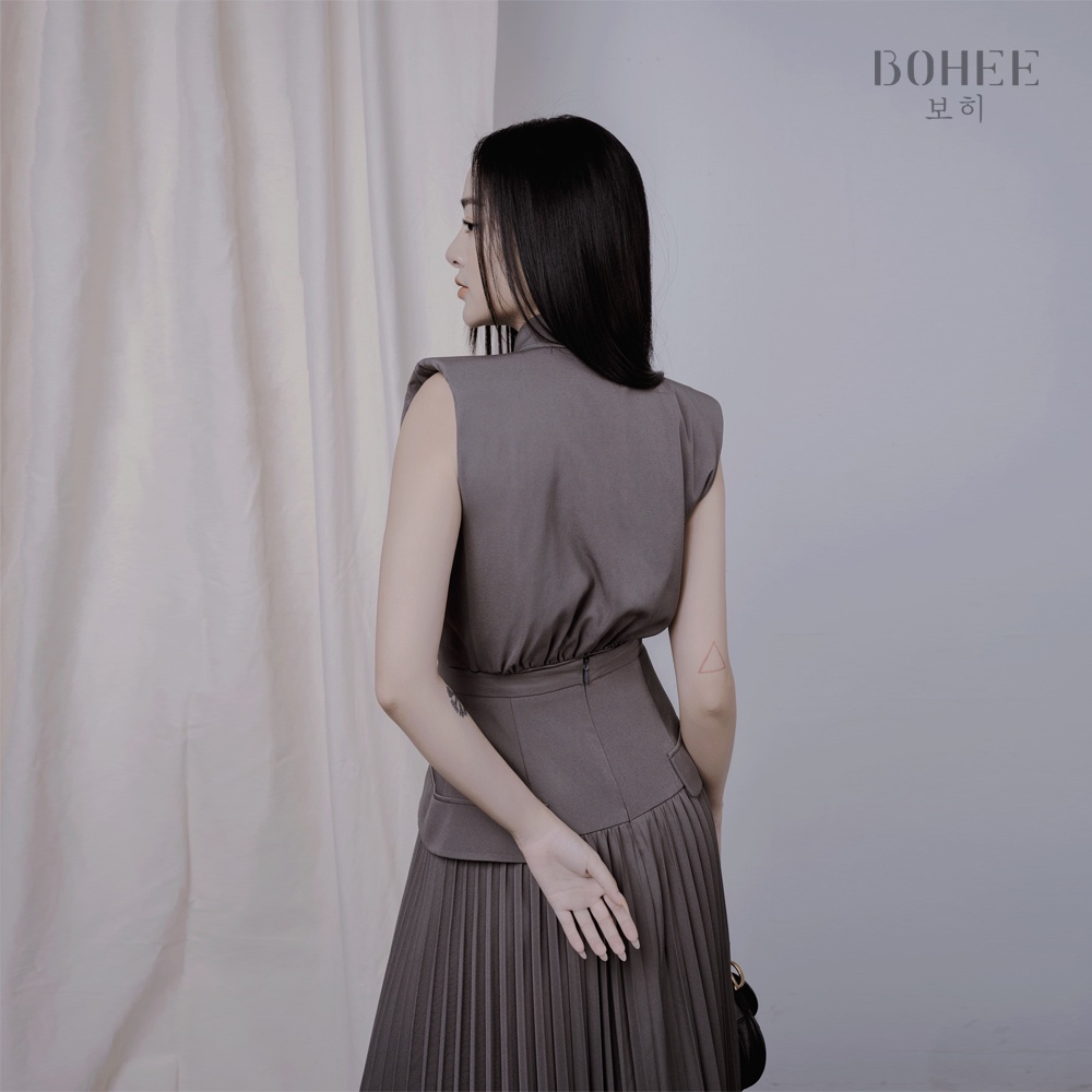 Chân váy xếp li dài BOHEE CV51