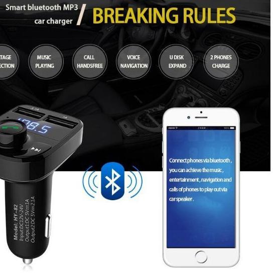 Ngày sale Lớn!! Lr067|Máy Nghe Nhạc MP3 3.1A Kết Nối Bluetooth Cho Xe Hơi/Xe Máy