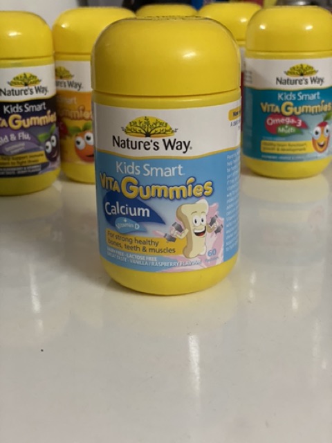 Nature’s Way Kids Smart Vita Gummies Calcium + Vitamin D 60v