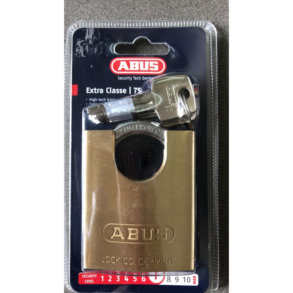 Khoá treo Abus chống cắt 75CS/60 -bảo vệ ngôi nhà an toàn chống cắt phá