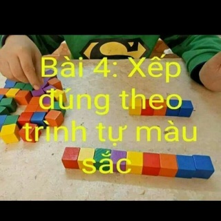 50 khối vuông màu cube cỡ to( 2.5x2.5cm)