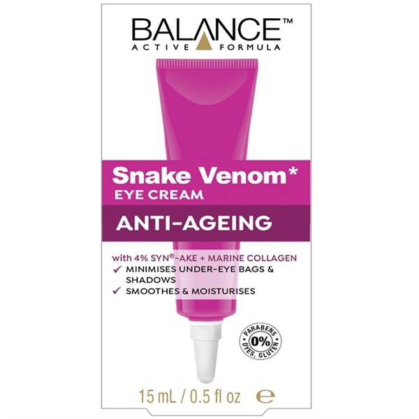 Kem mắt chống lão hóa nọc rắn Balance Active Formula Snake Venom 15ml