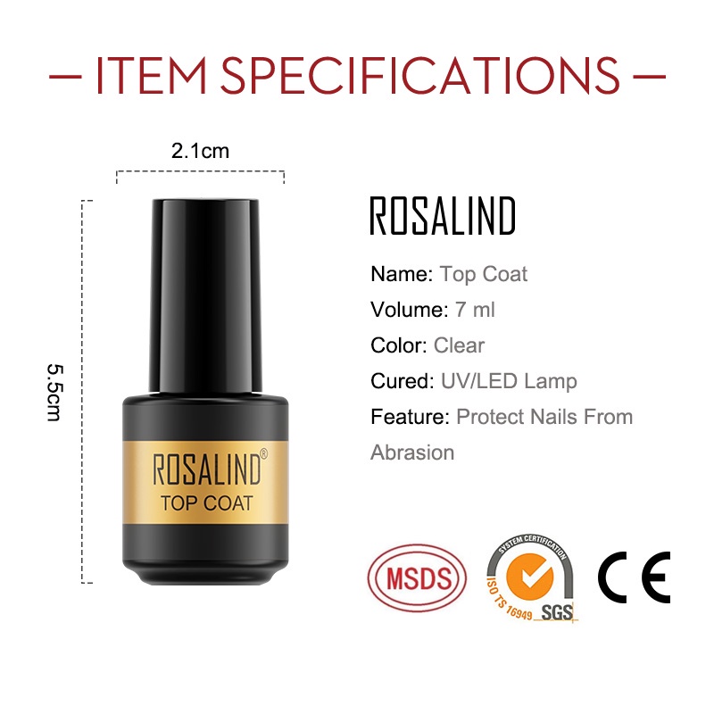 Gel Lót Trang Điểm Móng Tay Rosalind 7ml