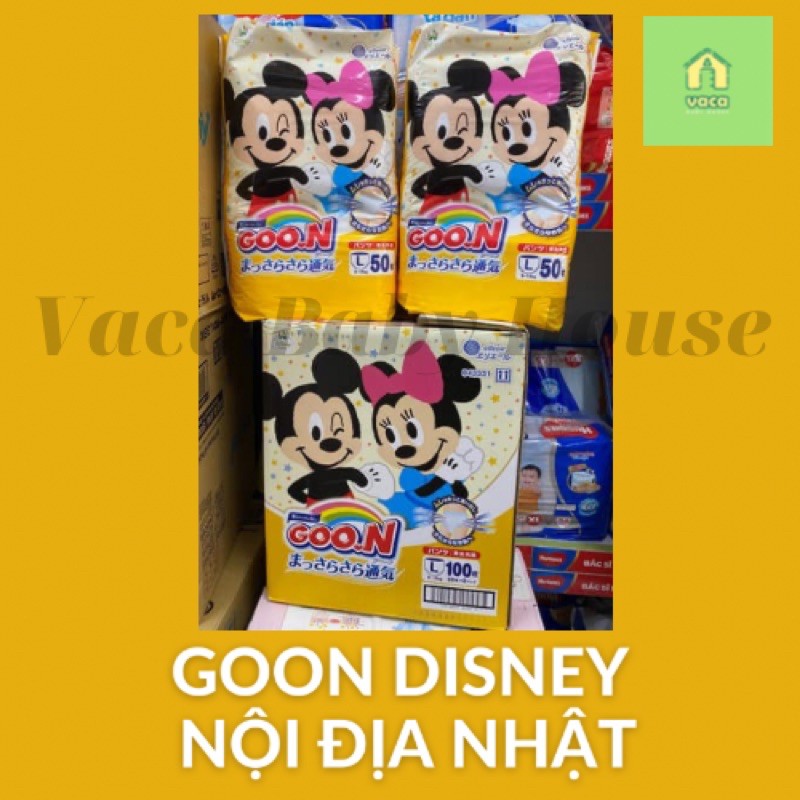 (HCM-NEW) TÃ/BỈM QUẦN GOON DISNEY NỘI ĐỊA NHẬT ĐỦ SIZE M64/L50/XL44