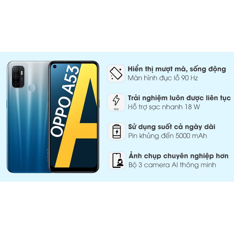 Điện thoại OPPO A53 (2020) - Hàng Chính Hãng mới 100% | BigBuy360 - bigbuy360.vn