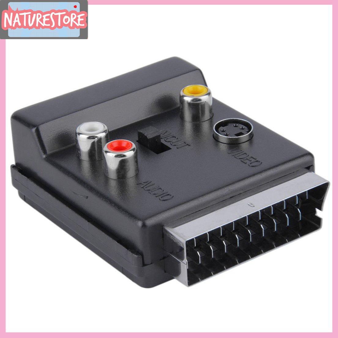 Bộ Chuyển Đổi Âm Thanh Từ Scart Sang Scart 3 Rca