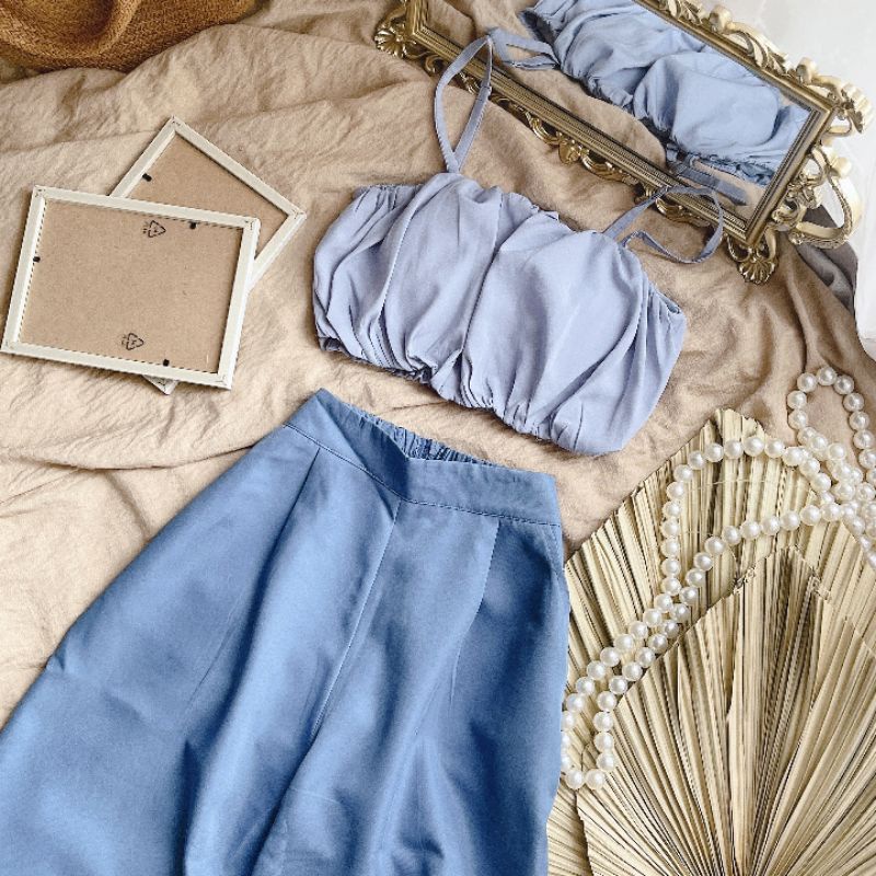 SET ÁO 2S + QUẦN TÂY ỐNG SUÔNG💐