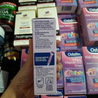 Vitamin D Ostelin dạng nước (20ml) mẫu mới