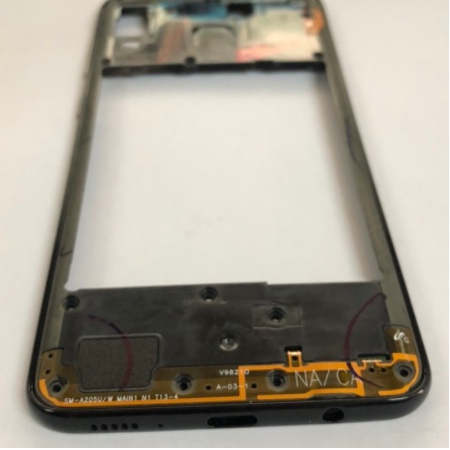 Bộ vỏ SAMSUNG A20 , Zin, Chính hãng