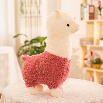 Gấu bông lạc đà alpaca siêu to dễ thương 2 màu hồng trắng kích thước 80cm NEOCI