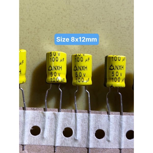 (Set 5pcs) Tụ hoá 50V 22uf 100uf 150uf 220uf 470uf 1000uf 2200uf mới chất lượng cao