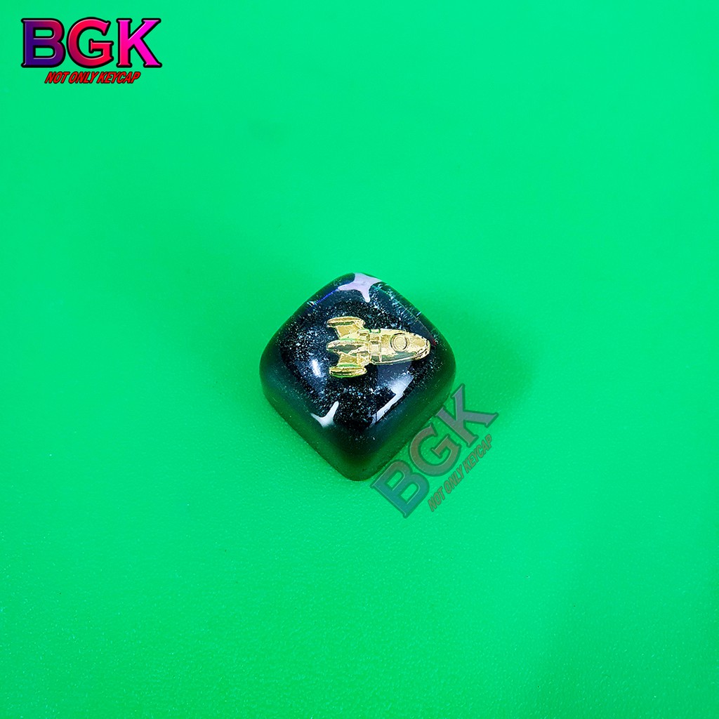 Keycap Lẻ Artisan Tàu vũ trụ SA Doom Profile ( Xuyên LED, Keycap bàn phím cơ,keycap resin độc lạ )