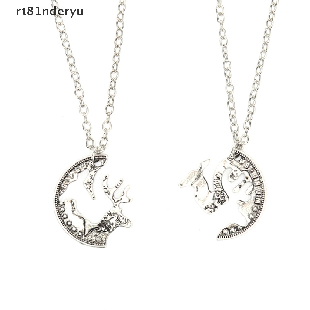Bộ 2 Vòng cổ Mạ Bạc Hình Hươu rt81nderyu