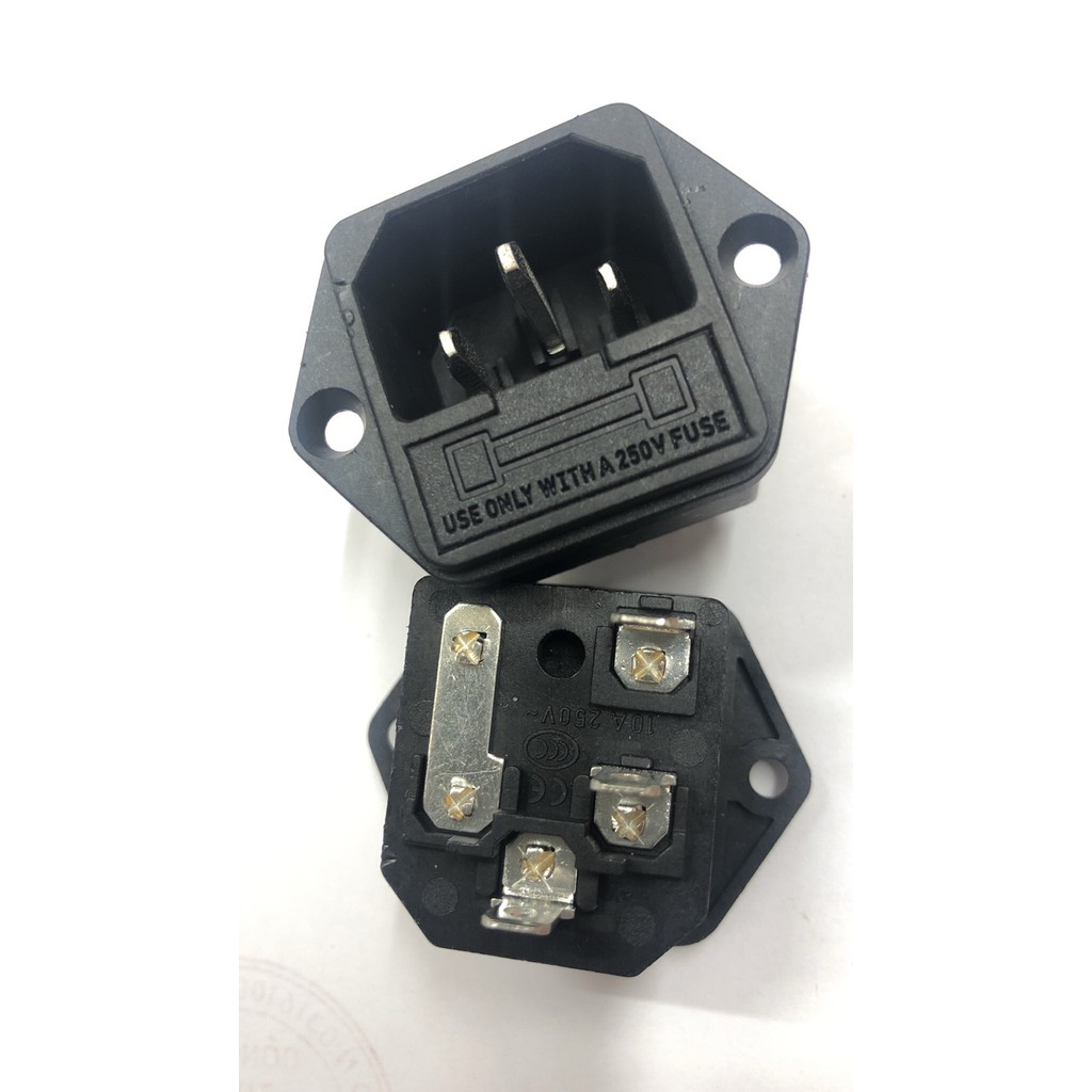 Ổ CẮM NGUỒN ĐẦU VÀO  AC có CẦU CHÌ | BigBuy360 - bigbuy360.vn