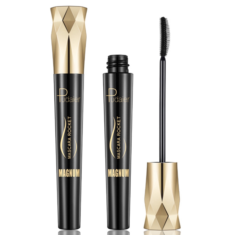 [Hàng mới về] Mascara sợi tơ 4D chuốt mi cong dày chống thấm nước thiết kế vỏ hình vương miện sang trọng