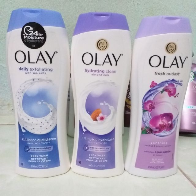 Sữa Tắm OLAY Mỹ Các Mùi 650ml