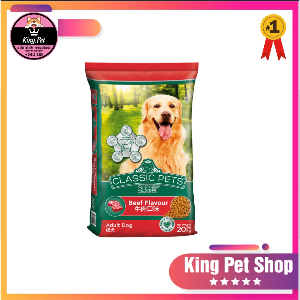 CÁM CLASSIC PET CHO CHÓ LỚN BAO 20kg