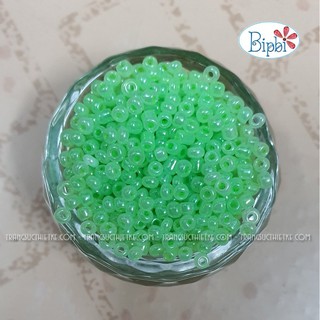 Hạt cườm tq aaa xanh lá ceylon 2mm
