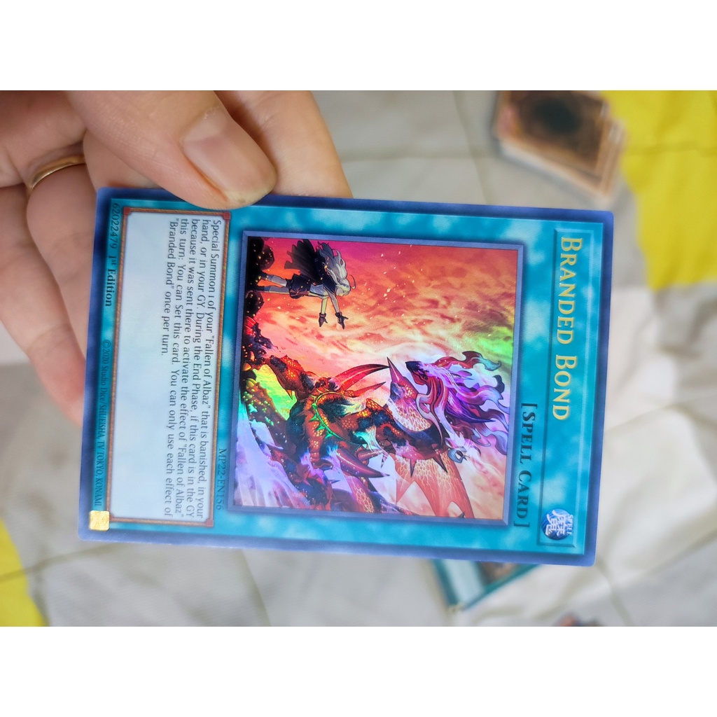 1 lá thẻ bài Branded Bond - MP22-EN156 - Ultra Rare 1st Edition