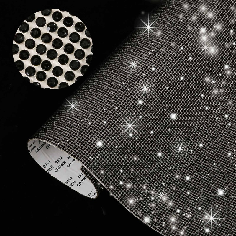 Miếng dán trang trí xe hơi đính đá lấp lánh