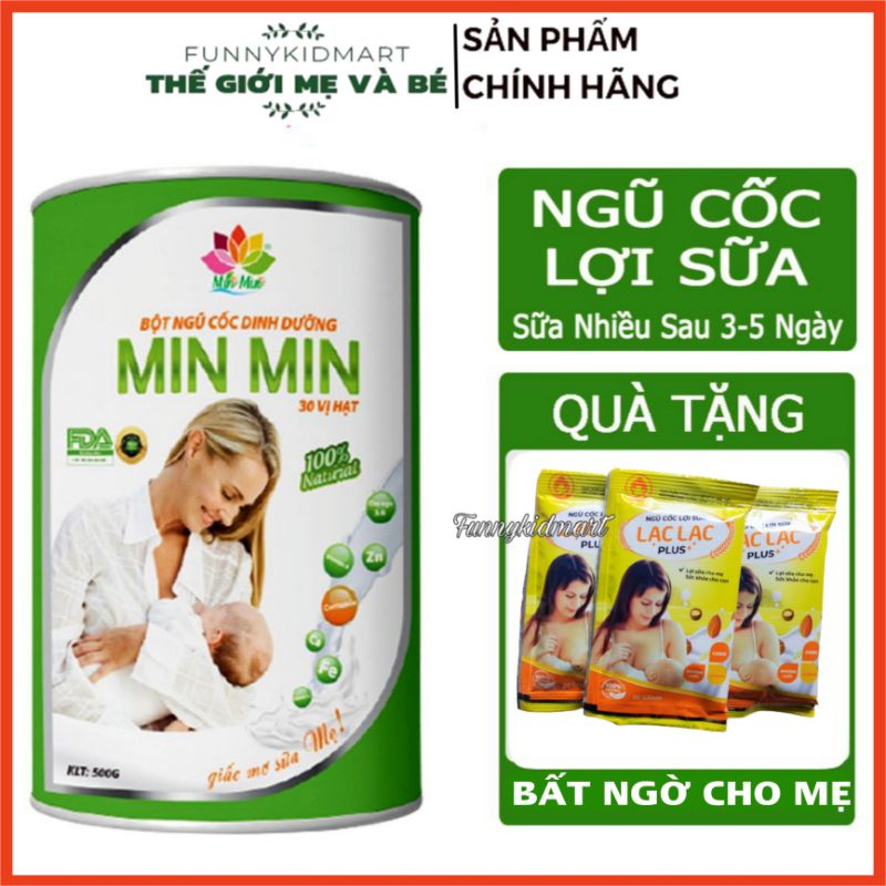 Ngũ Cốc Lợi Sữa Min Min 30 loại hạt chuyên dành cho mẹ sau sinh - Ngũ cốc Dinh dưỡng Min Min lợi sữa