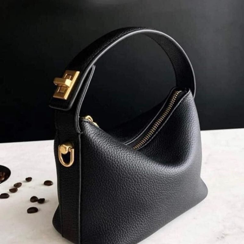 Túi xách nữ vuông có khóa ở dây sang chảnh hot trend 2022 JUMITO