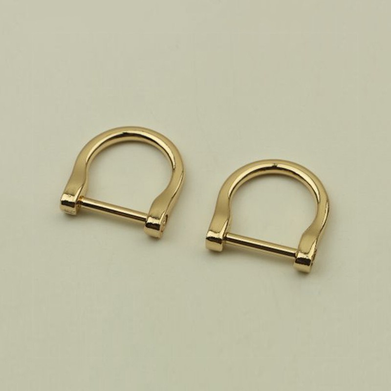 Khóa Túi Chữ D Bằng Kim Loại DIY Tiện Dụng