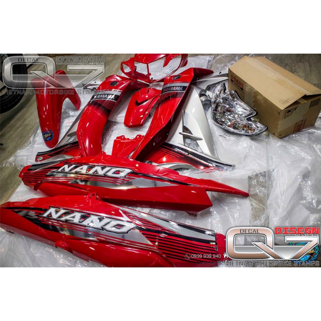 Tem Rời Sirius 110 ĐỎ BẠC