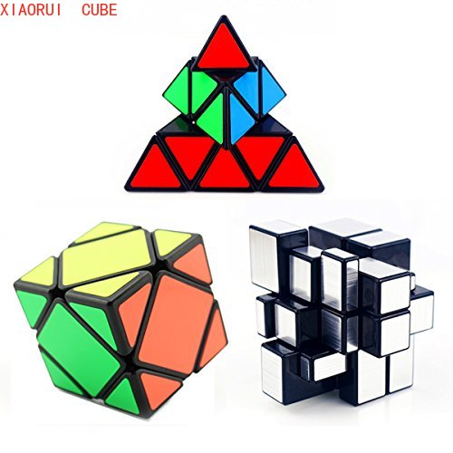 SHENGSHOU Set 3 Đồ Chơi Rubik 3x3 Màu Bạc Cho Bé