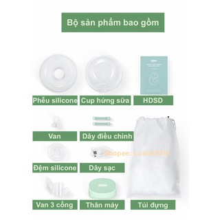 Máy hút sữa không dây dạng cup OIDIRE