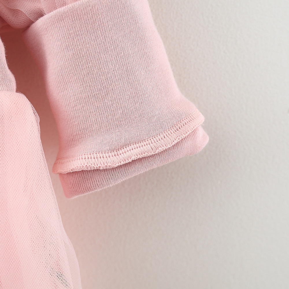 Đầm Công Chúa Chất Liệu Cotton Mềm Mại Tay Dài Thêu Họa Tiết Dễ Thương Thoải Mái Cho Bé Gái