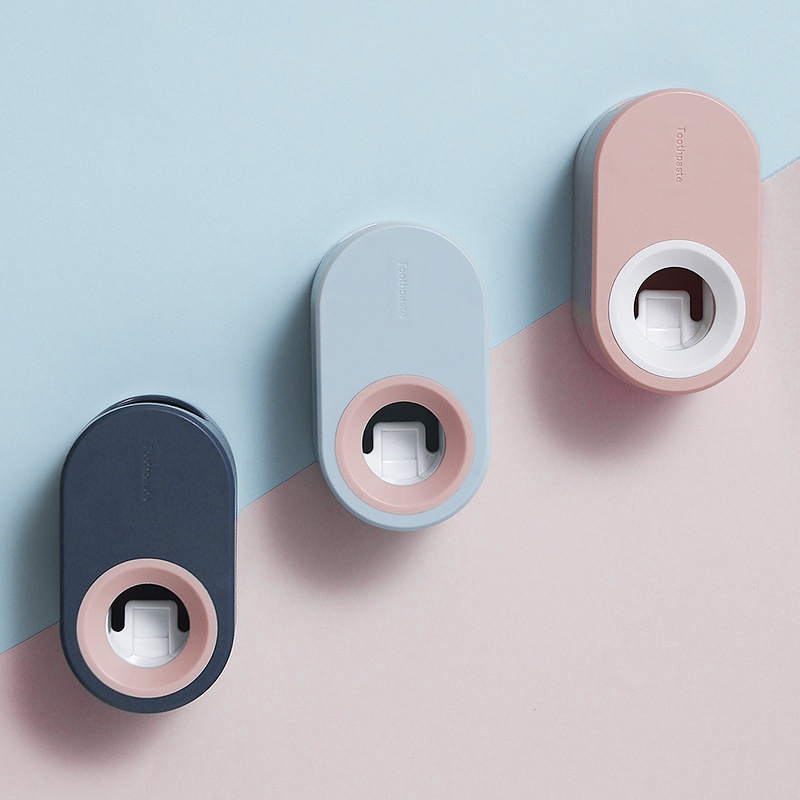 1 Dụng Cụ Nặn Kem Đánh Răng Tự Động Gắn Tường Tiện Dụng