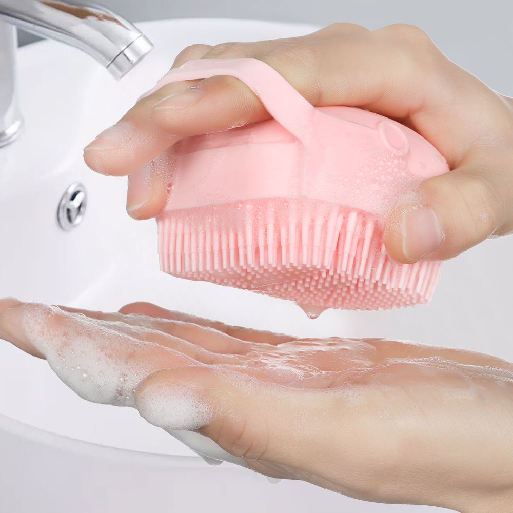 Bàn Chải Silicone Chà Lưng Tẩy Tế Bào Chết Không Độc Hại