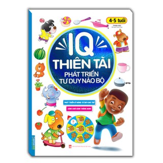Sách - IQ thiên tài phát triển tư duy não bộ 4 - 5 tuổi
