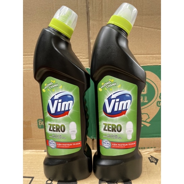 Nước Tẩy Bồn Cầu Vim Zero Hương Chanh Mảng Bám 750ml(Mầu Đen)