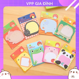 Giấy ghi chú note động vật xinh xắn