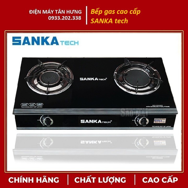 [TPHCM] Bếp Ga Hồng Ngoại Cao cấp mặt kính SANKAtech SKT-721BB