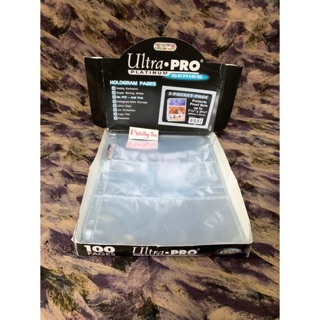 Trang Sheet A4 3 ngăn Ultra PRO dòng Platinum series Trong Suốt - 3 Lỗ của Mỹ