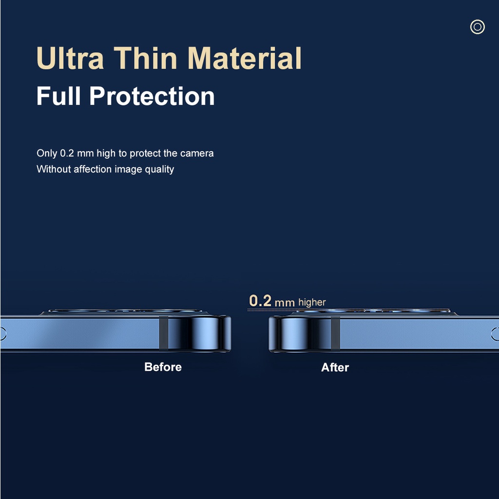 Miếng Dán Bảo Vệ camera Chống Rơi Vỡ Cho iphone 15 14 / 13 / 12 / 11 pro max 14plus 15plus 13mini 12mini hd